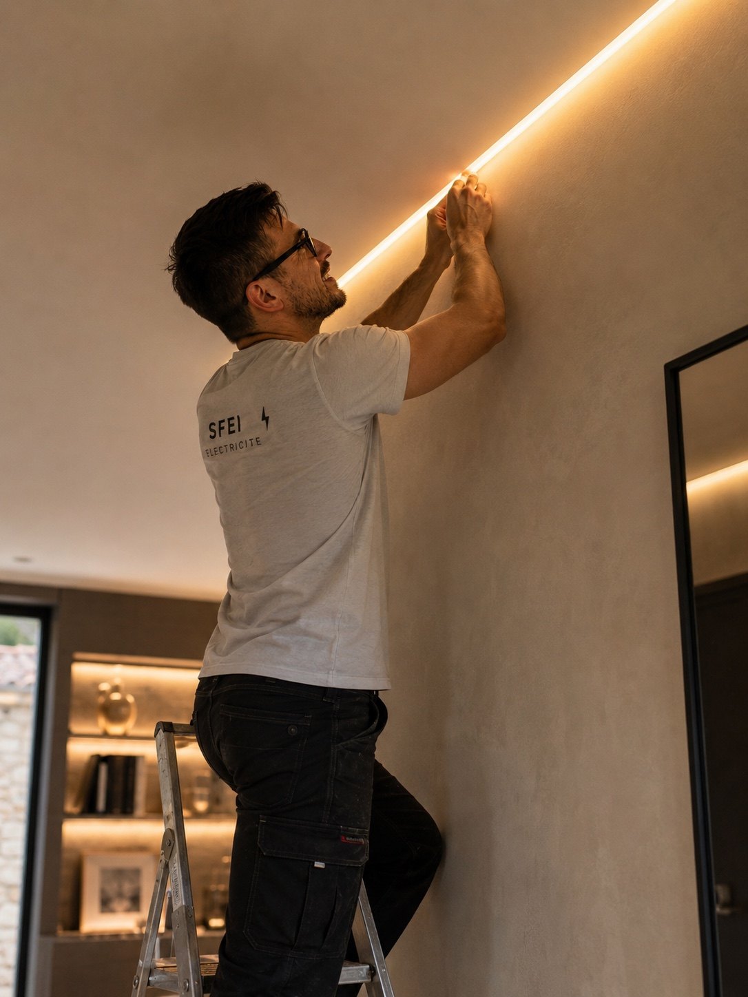Pose d’un ruban LED