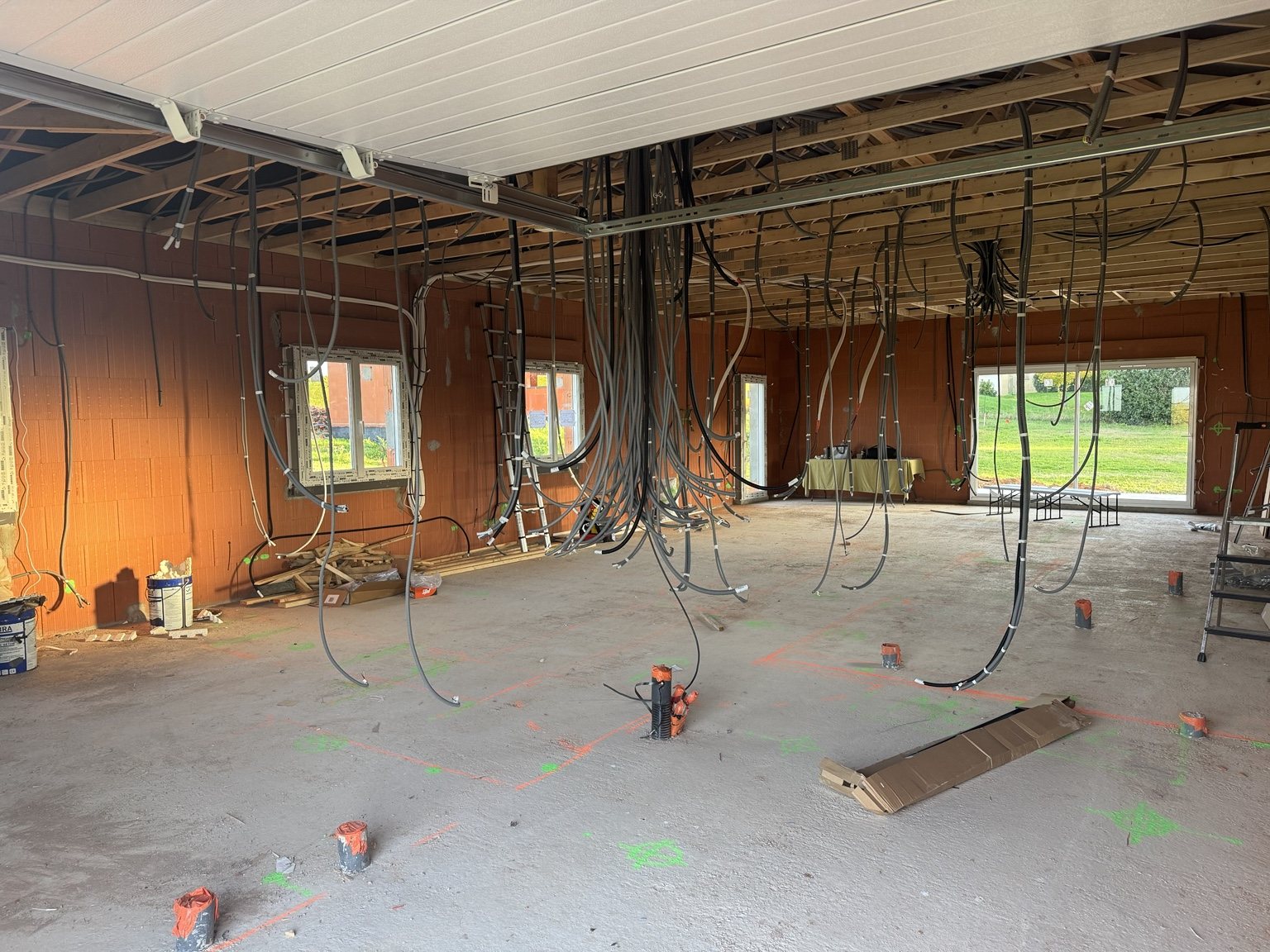 Installation électrique d'une maison neuve